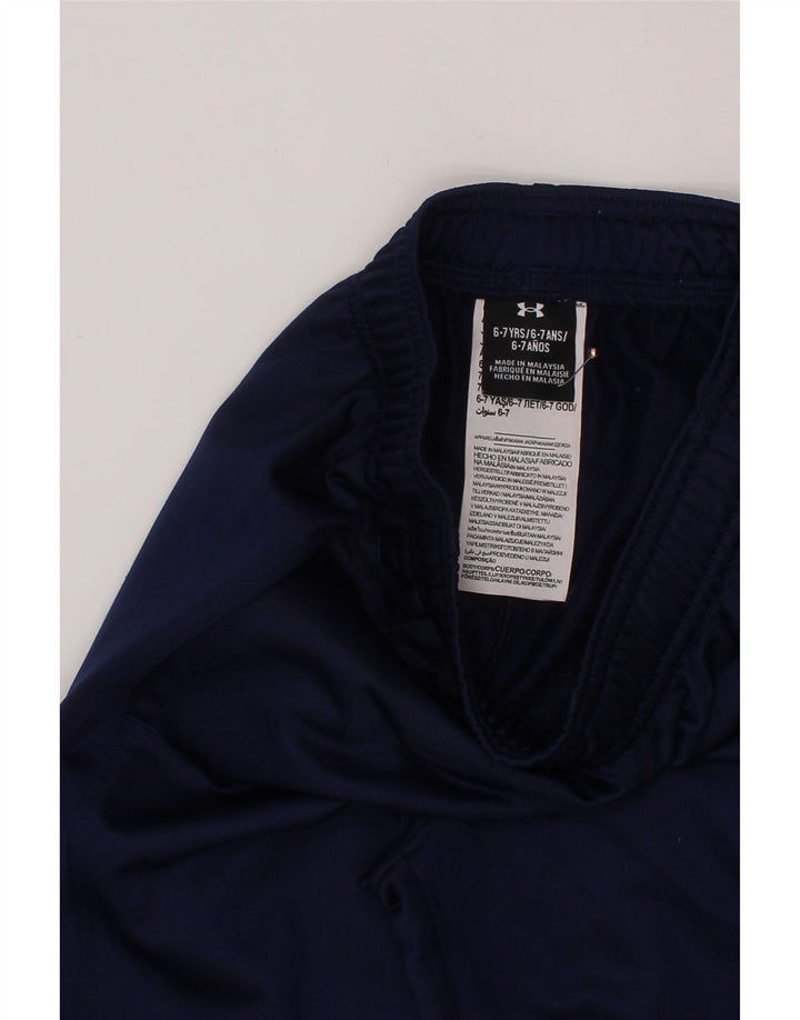UNDER ARMOUR Grafiske træningsdragtbukser drenge 6-7 år marineblå