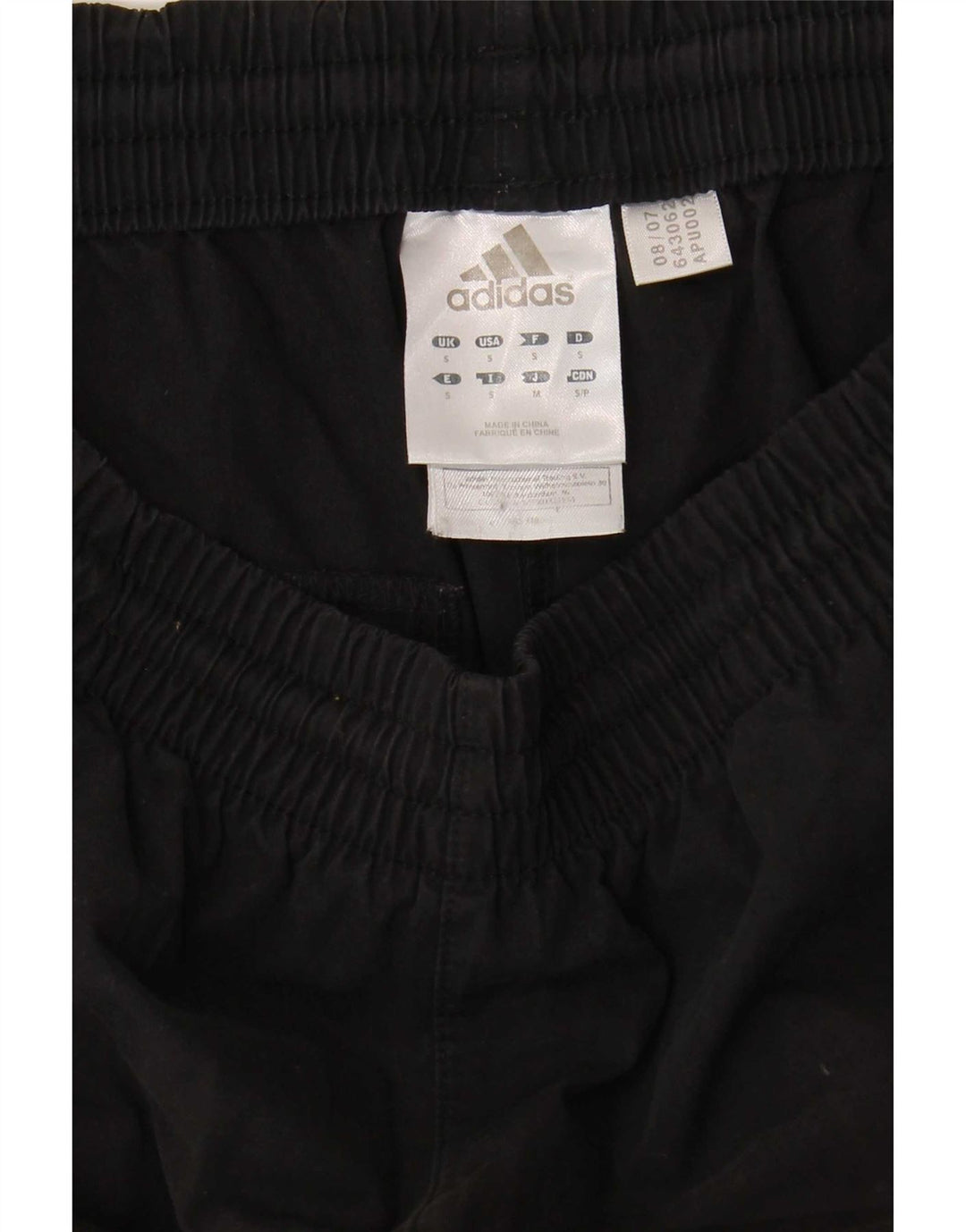 Adidas Dame Capri Træningsdragt Bukser UK 10 Small Black Polyester