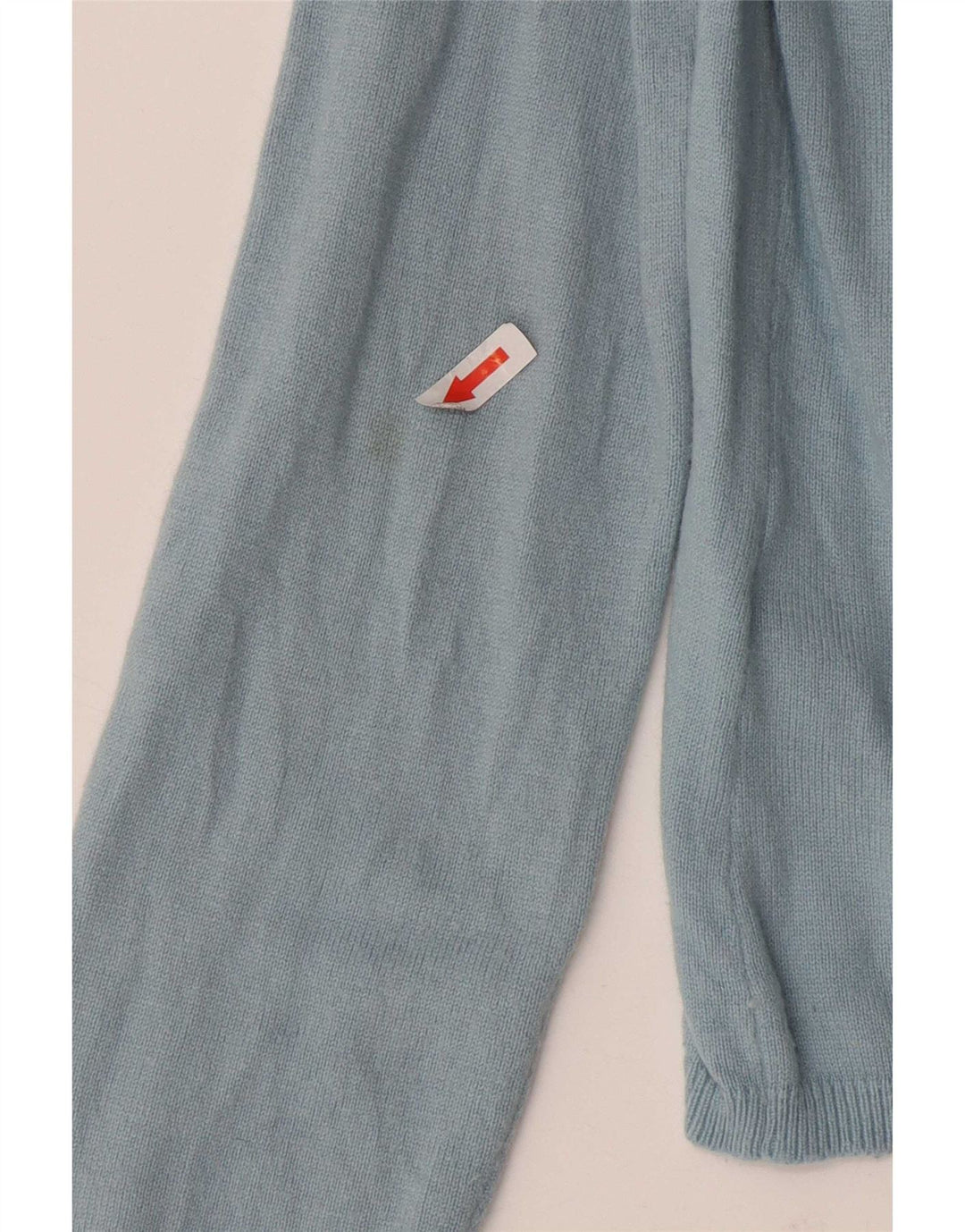 Marks & Spencer Dame Rullehals sweater UK 14 Medium Blue Viscose