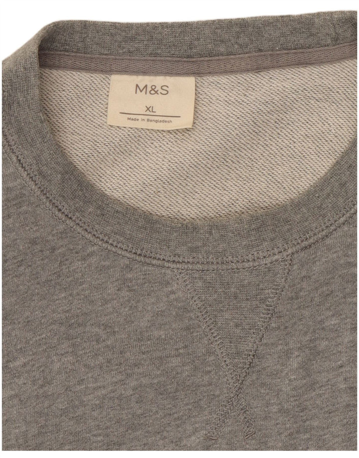 Marks & Spencer Herre Sweatshirt Jumper XL Grå