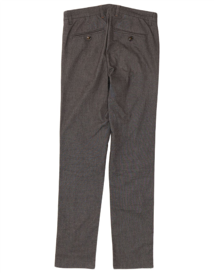 Ted Baker Herre Slim Suit Bukser W30 L32 Grå Flecked Bomuld