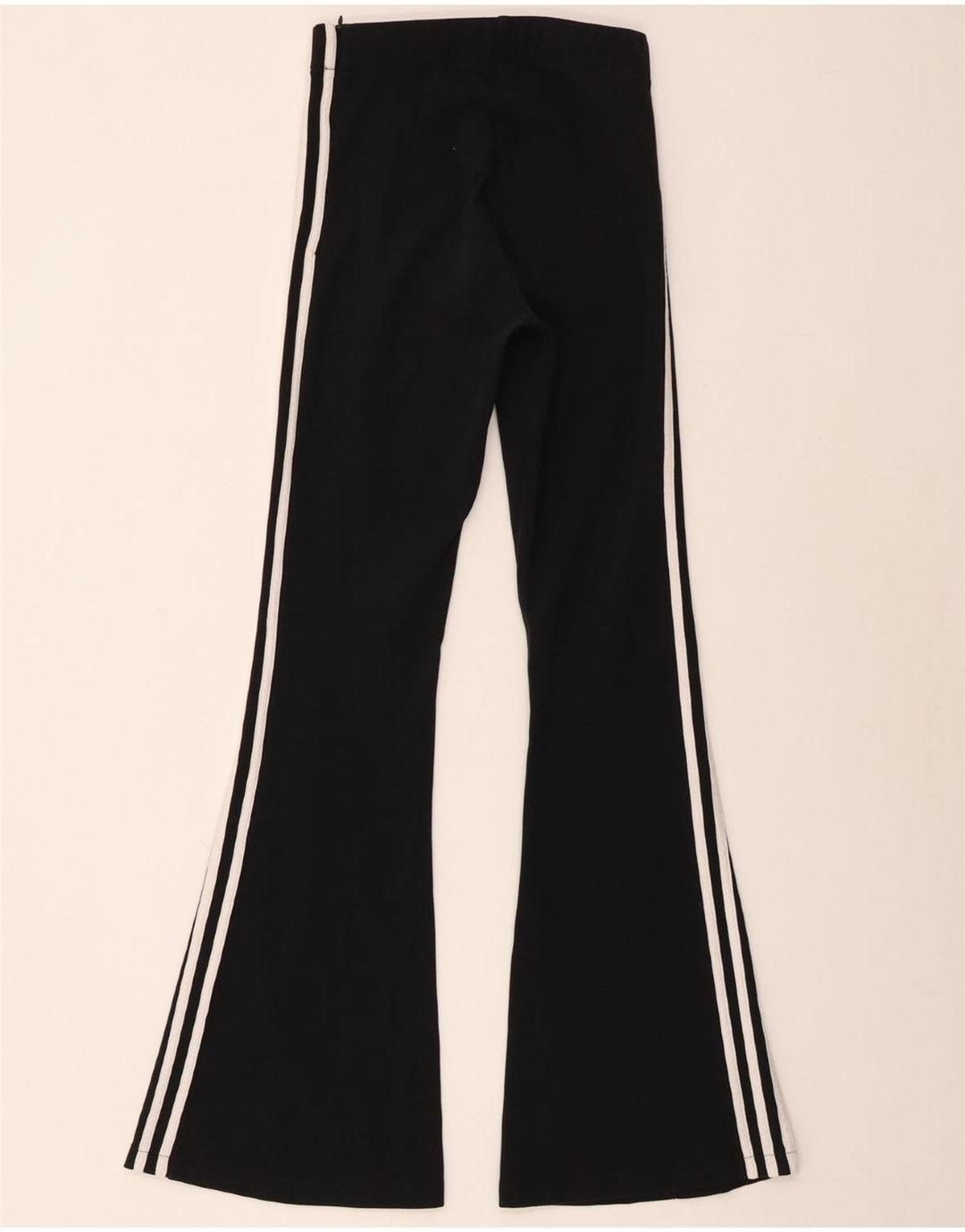 ADIDAS Flare Leggings til kvinder UK 6 XS sort polyester