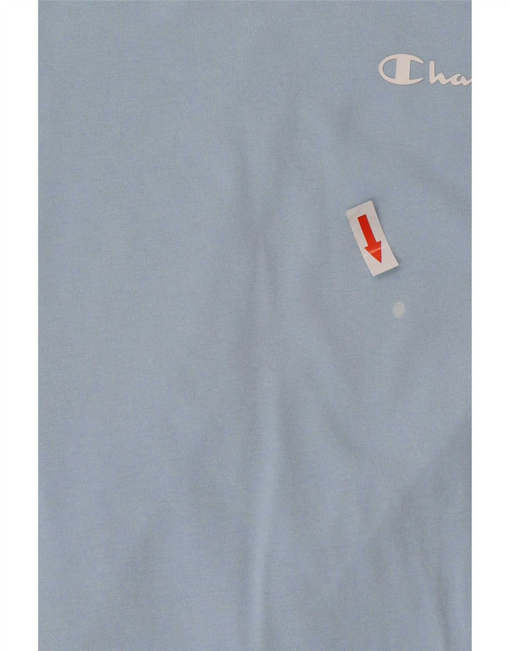 Champion Herre T-Shirt Top Lille Blå