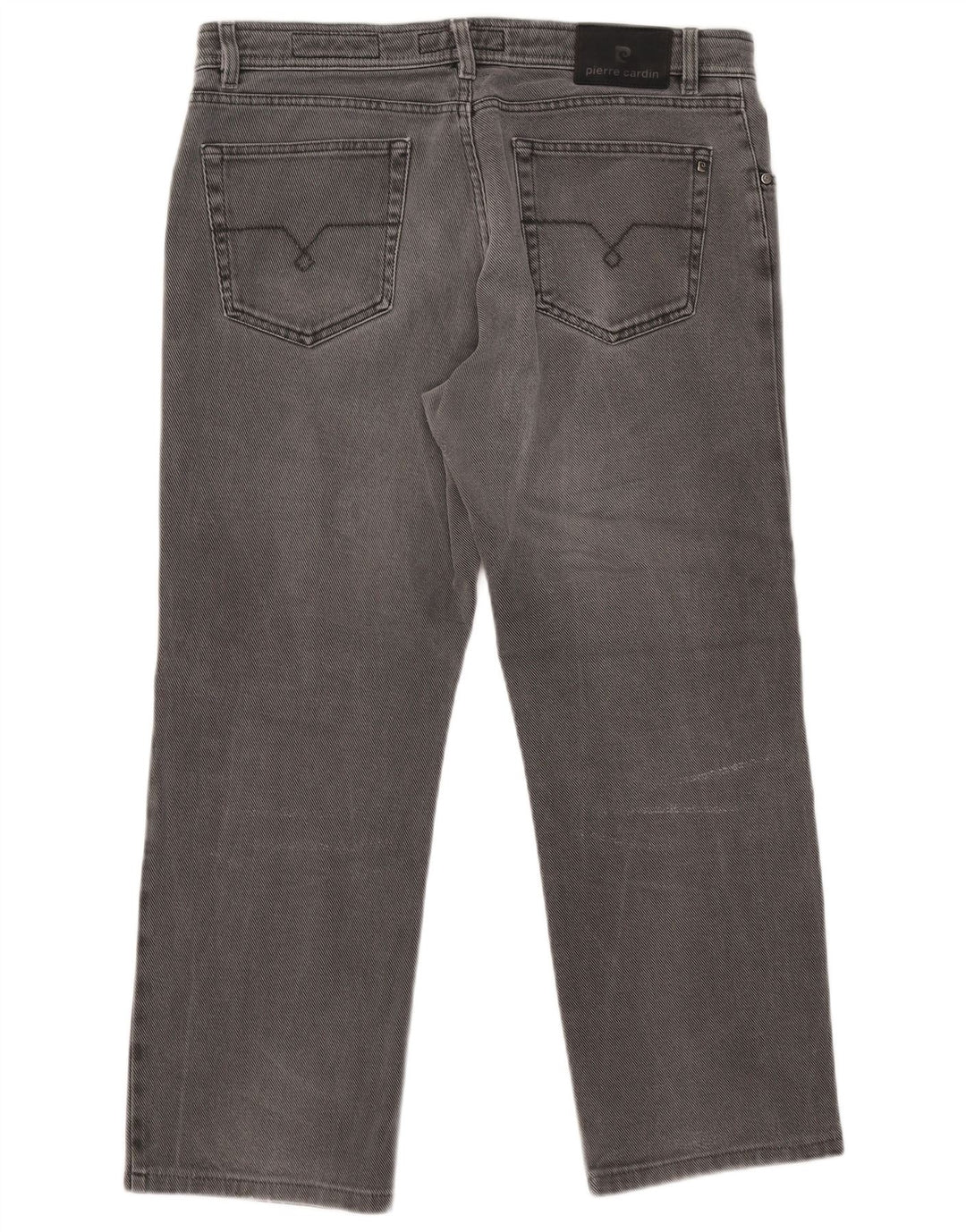 Pierre Cardin Straight Jeans til mænd W38 L27 Grå bomuld