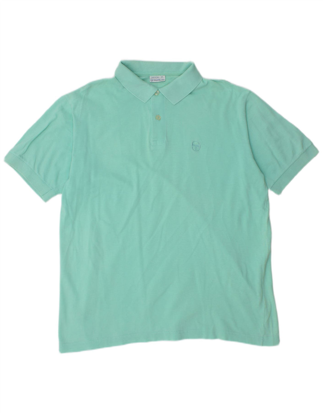 SERGIO TACCHINI Poloshirt til mænd Medium turkis bomuld