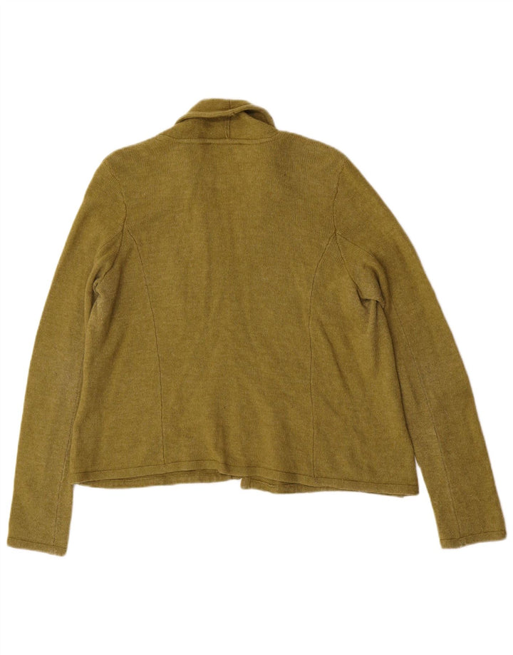 Laura Ashley Womens Open Cardigan Sweater UK 14 Large Green