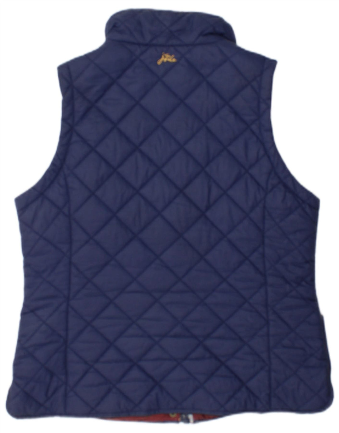 Tom Joule Dame Quilted Gilet UK 14 Large Navy Blue Polyamide