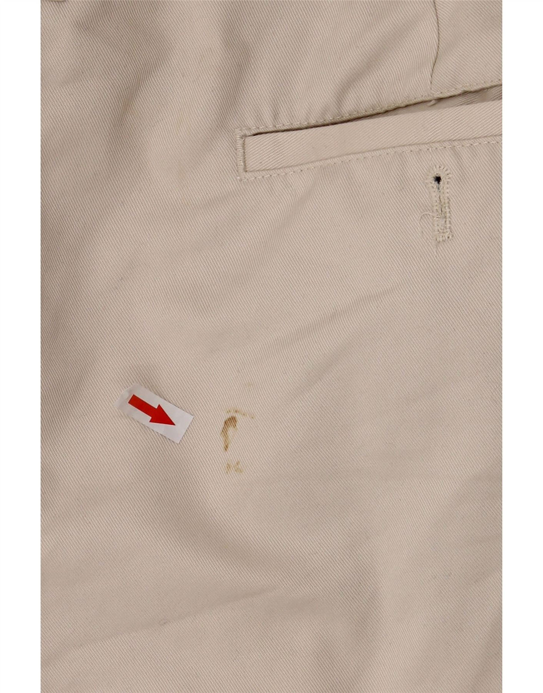 IZOD Herre Pegged Chino Bukser W36 L32 Beige Bomuld