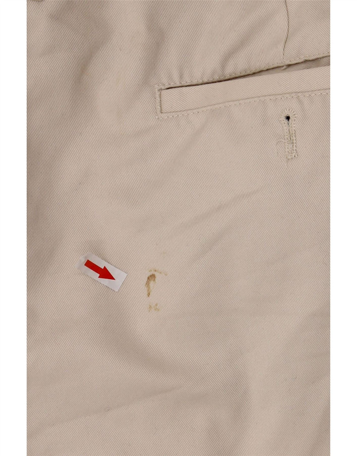 IZOD Herre Pegged Chino Bukser W36 L32 Beige Bomuld