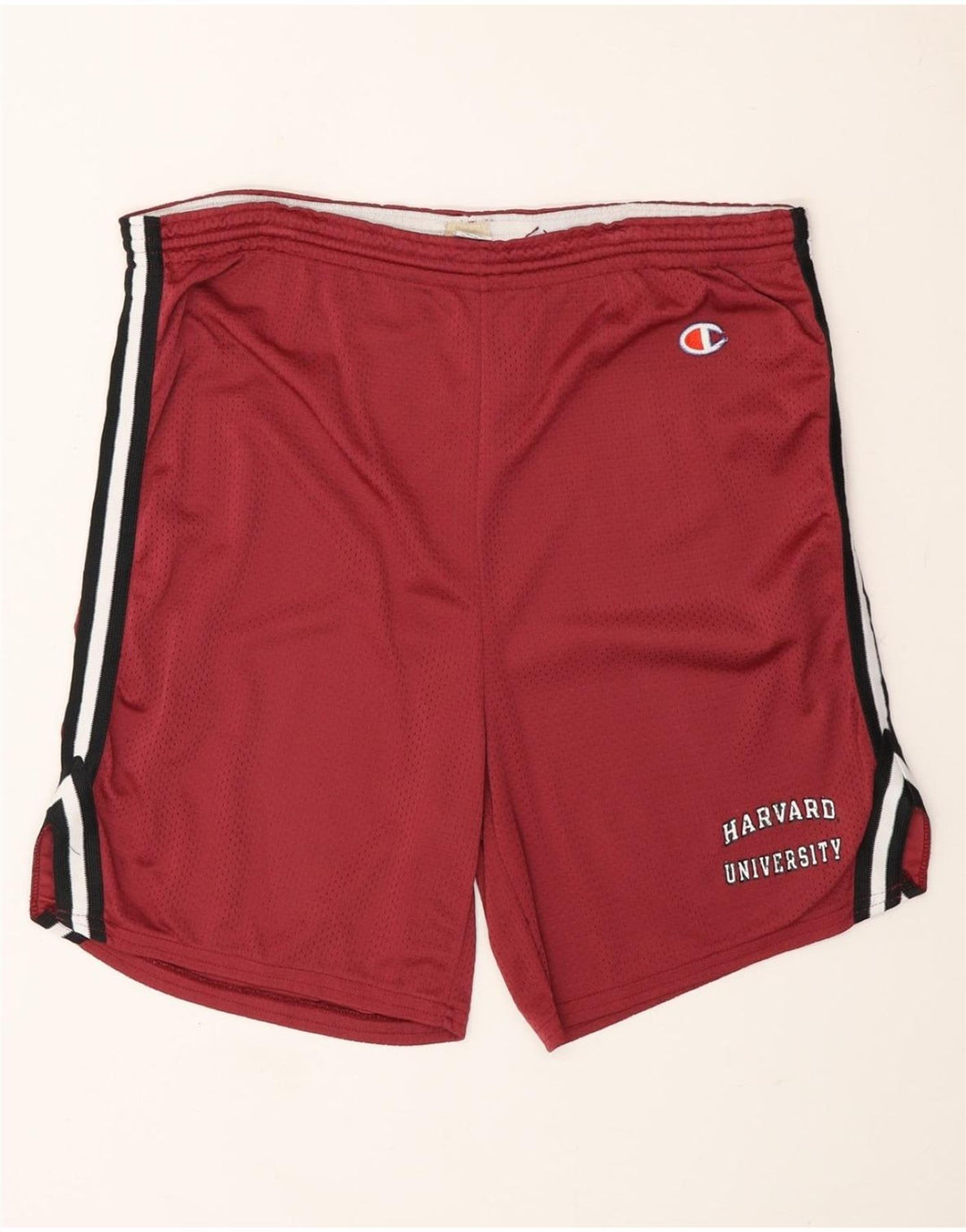 CHAMPION Mens Harvard Sport Shorts XL Red Nylon
