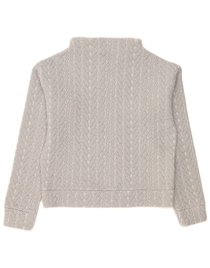 Gap Womens Oversized Sweatshirt Jumper UK 6 XS Gråstribet polyester
