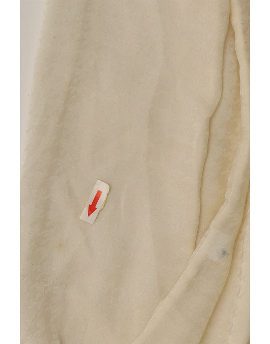 Gap Dame Se Through Shirt Bluse UK 6 XS Off White Polyester