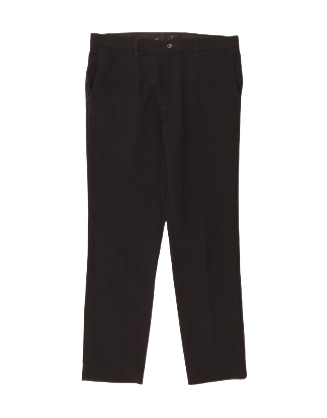 Marks & Spencer Herre Tailored Fit Chino Bukser W34 L31 Sort Polyester