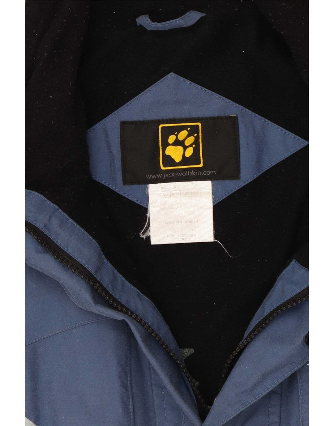 Jack Wolfskin Herre skijakke UK 40/42 Large Blue Colourblock Polyamid