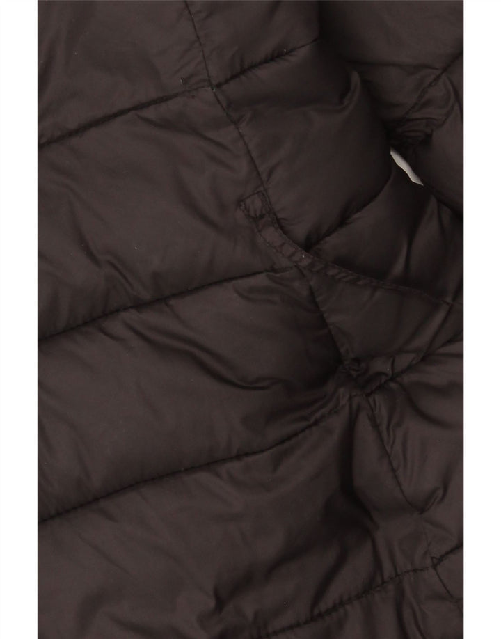 Hobbs Dame Hætte Oversized Polstret Frakke UK 10 Small Black Nylon