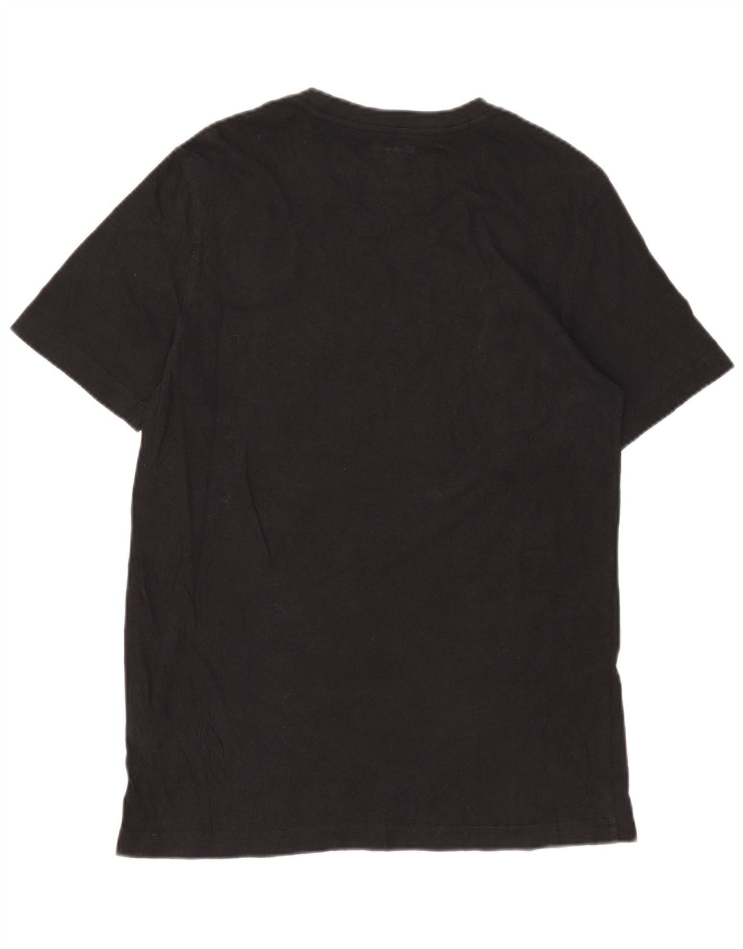 Champion Herre Grafisk T-Shirt Top Medium Sort Bomuld