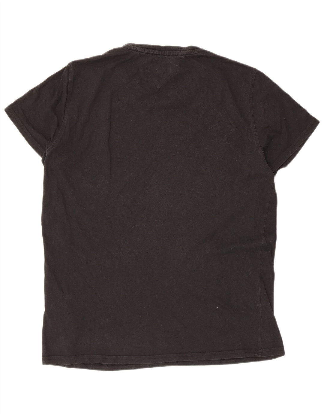 Tommy Hilfiger Herre Regular Fit T-Shirt Top Stor Sort Bomuld
