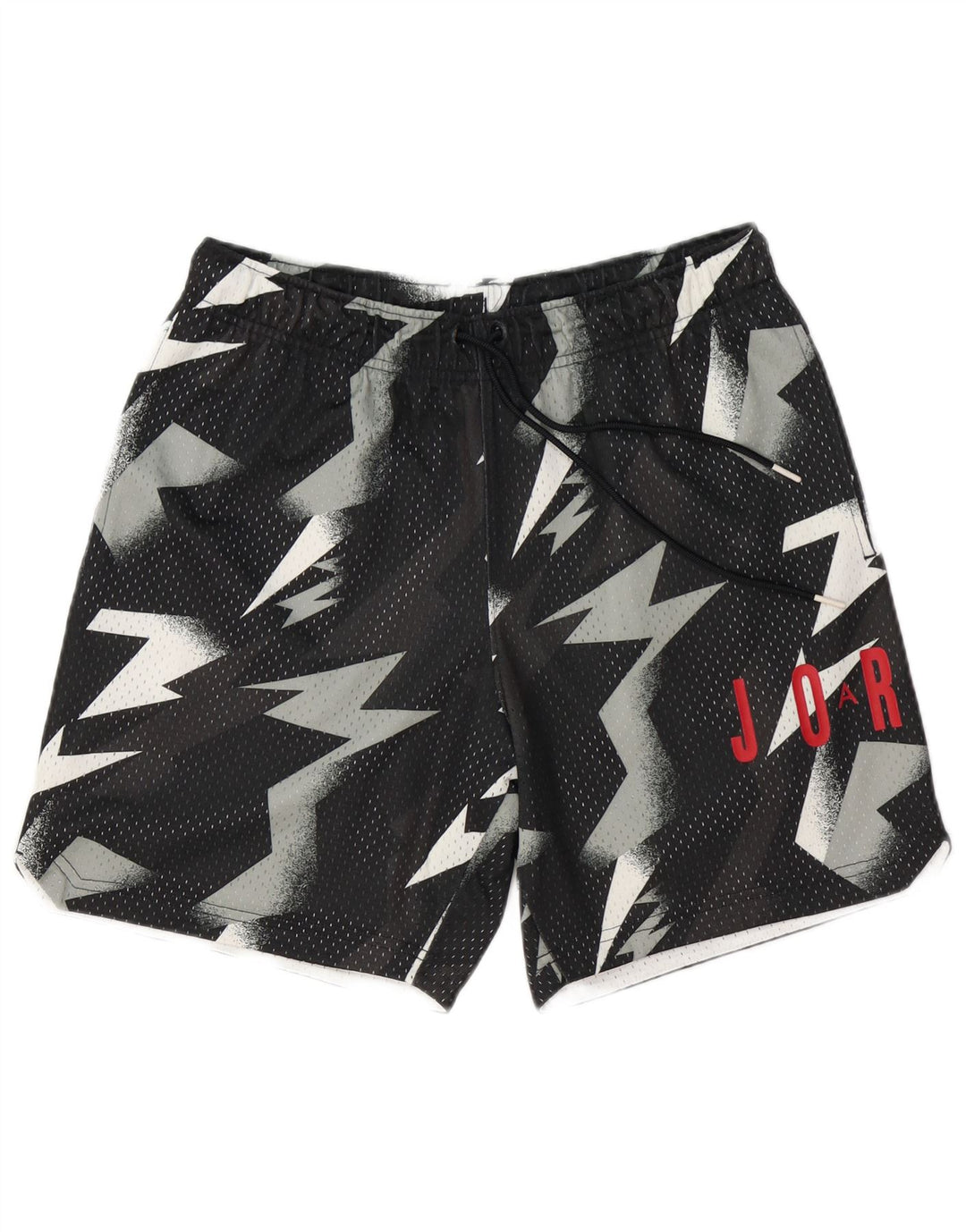 Jordan Herre grafiske svømmeshorts Medium Sort Geometrisk Polyester