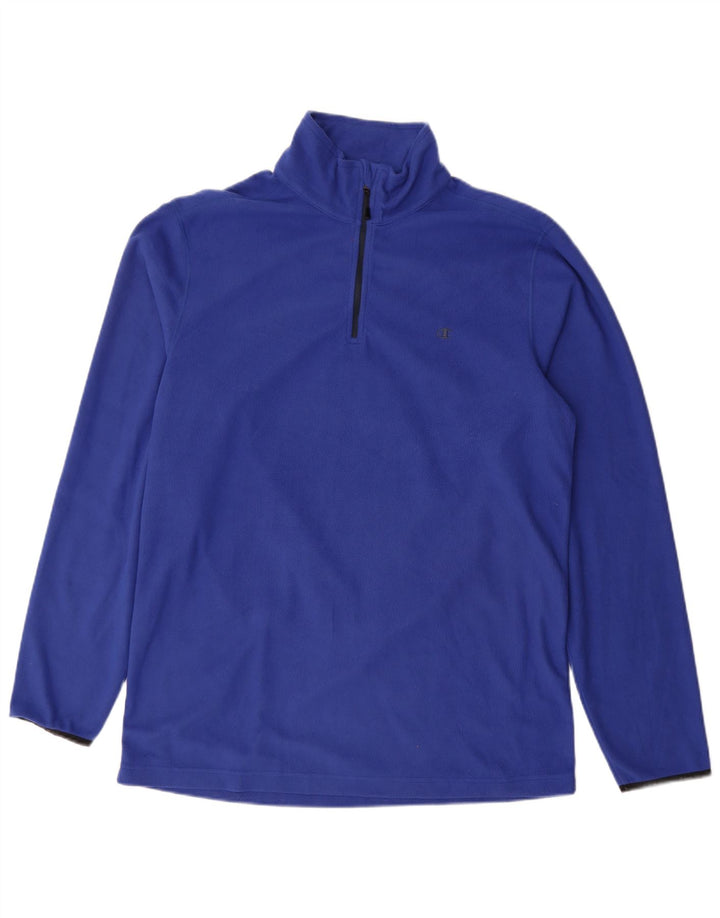 Champion Herre Fleece Jumper med lynlås 2XL Blå Polyester