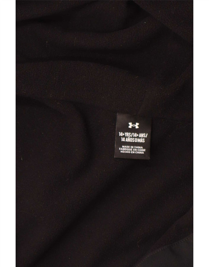 Under Armour drenge grafisk hætte regnjakke 13-14 år sort