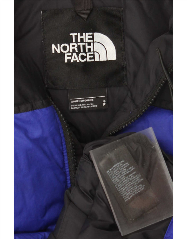 The North Face Dame Oversized Polstret Jakke UK 10 Small Blue Colourblock
