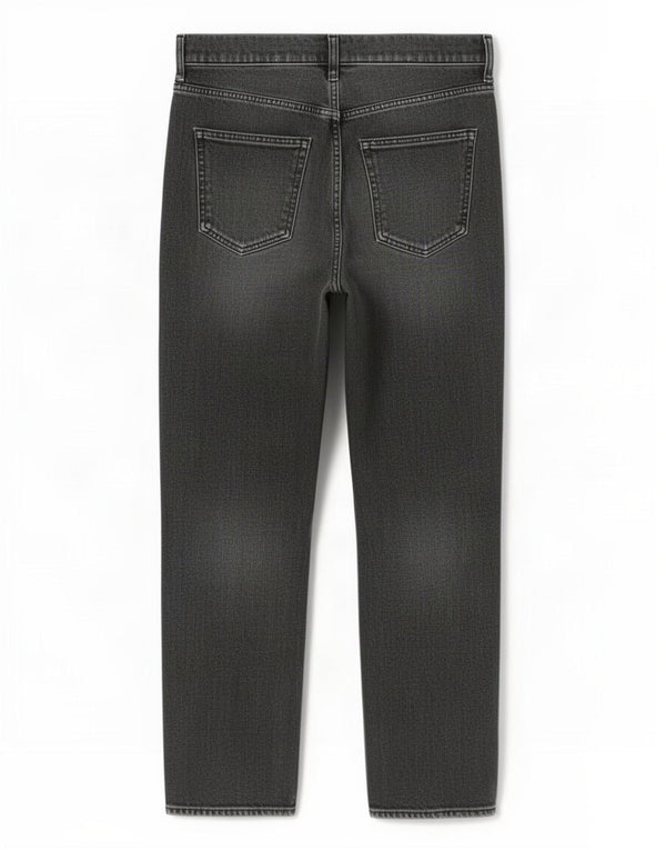 Gap Womens Boyfriend Mid Rise Straight Jeans W29 L24 Grå Bomuld