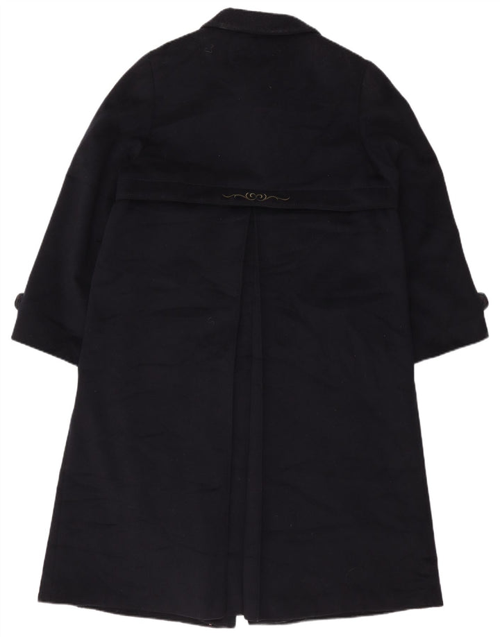 Pischl Dame Overfrakke UK 14 Medium Navy Blue Uld