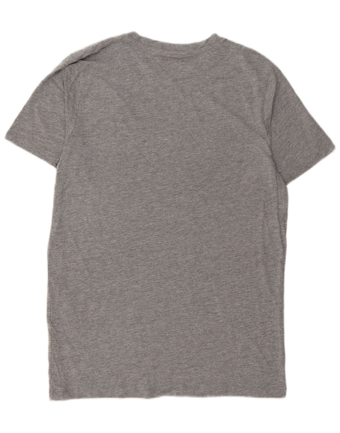 JACK & JONES Herre grafisk T-shirt top mellemgrå bomuld
