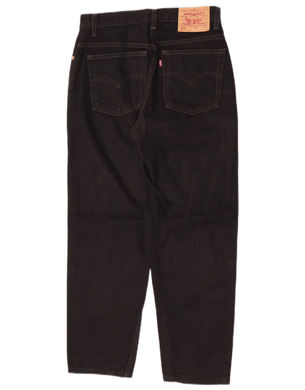 Levi's Dame 512 Højtaljede Slim Straight Jeans US 8 Medium W28 L26 Sort