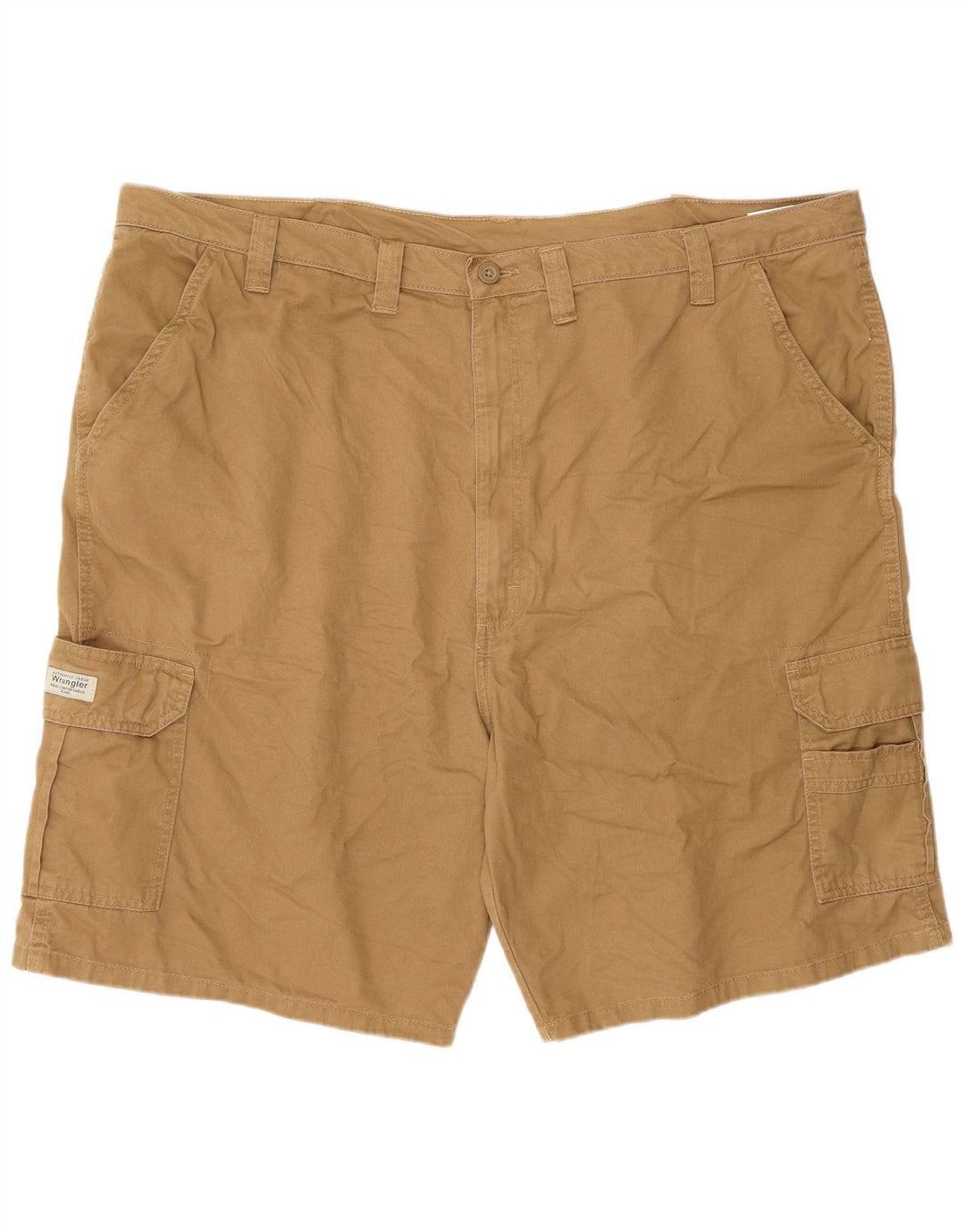 Wrangler Herre Cargo Shorts W46 3XL Beige Bomuld
