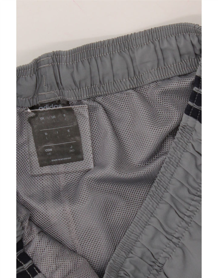 ADIDAS Mens Sport Shorts Large  Grey Vintage Adidas and Second-Hand Adidas from Messina Hembry 