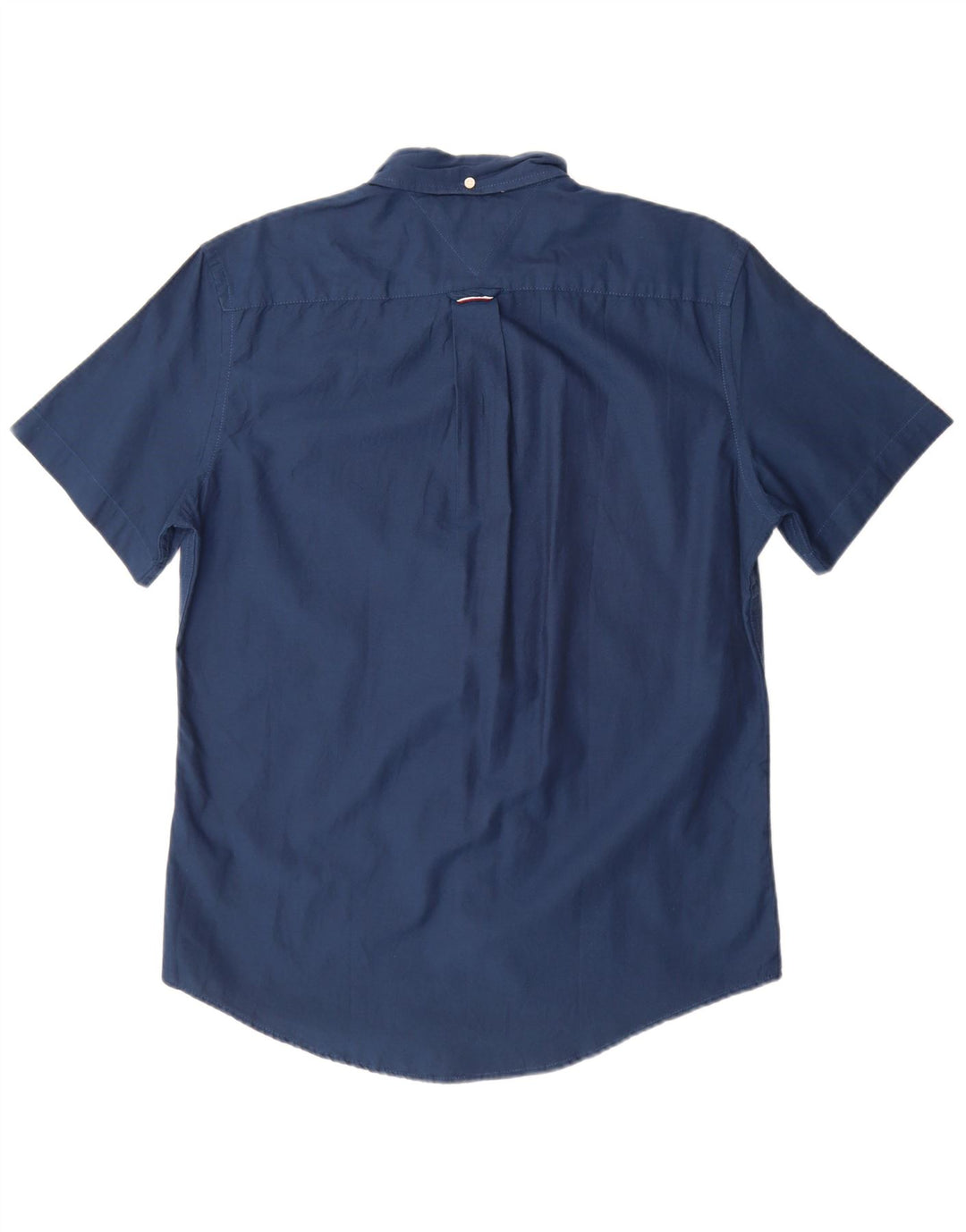 Tommy Hilfiger Kortærmet Herreskjorte Medium Navyblå Bomuld
