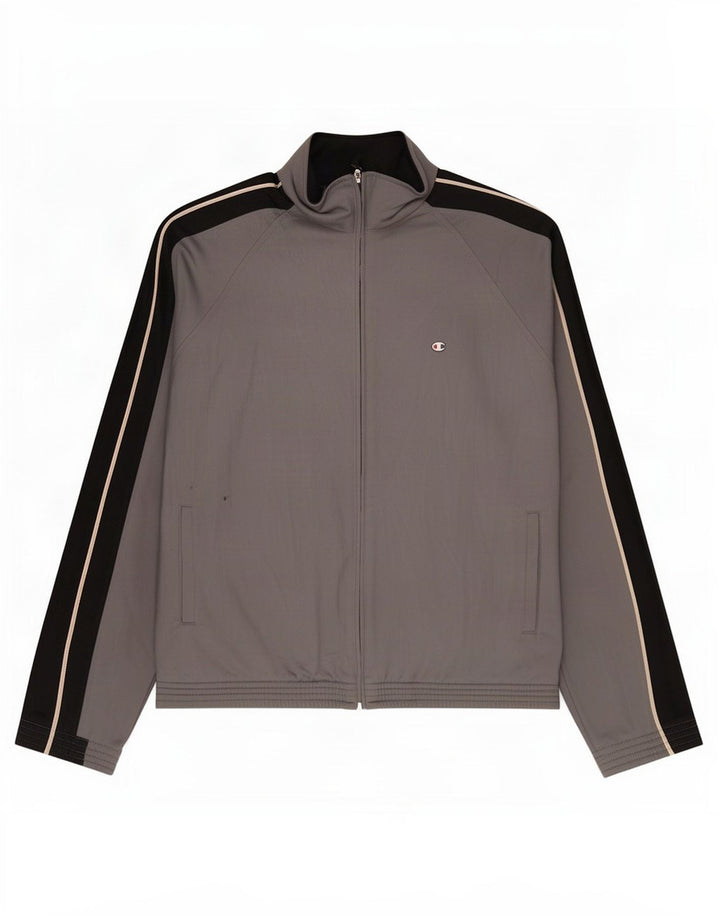 Champion Træningsdragt til mænd Topjakke XL Grå Colourblock Polyester
