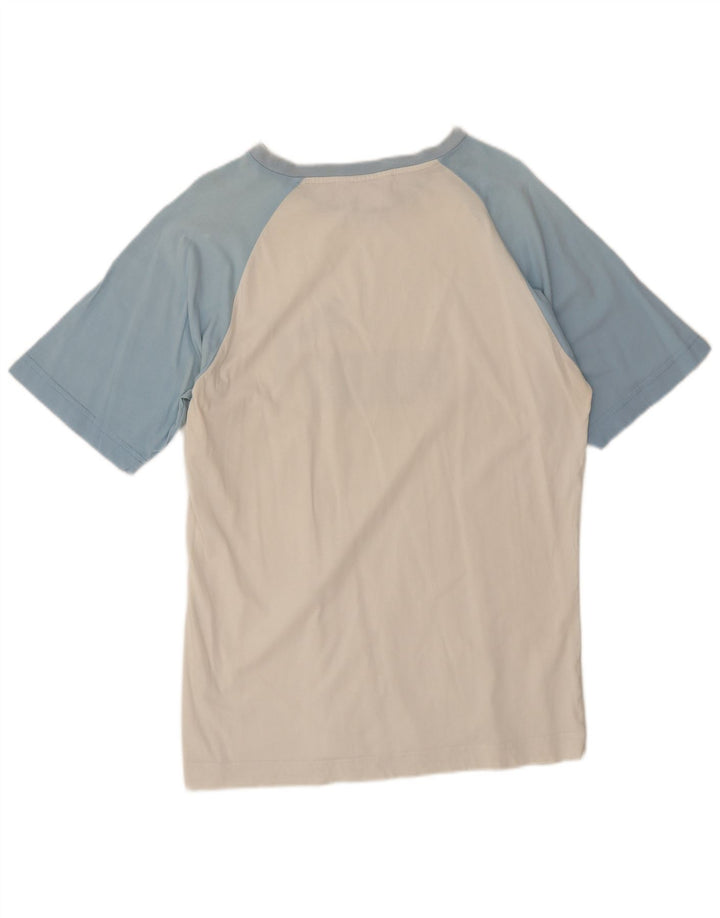 Puma Mens Graphic T-Shirt Top Large White Colourblock