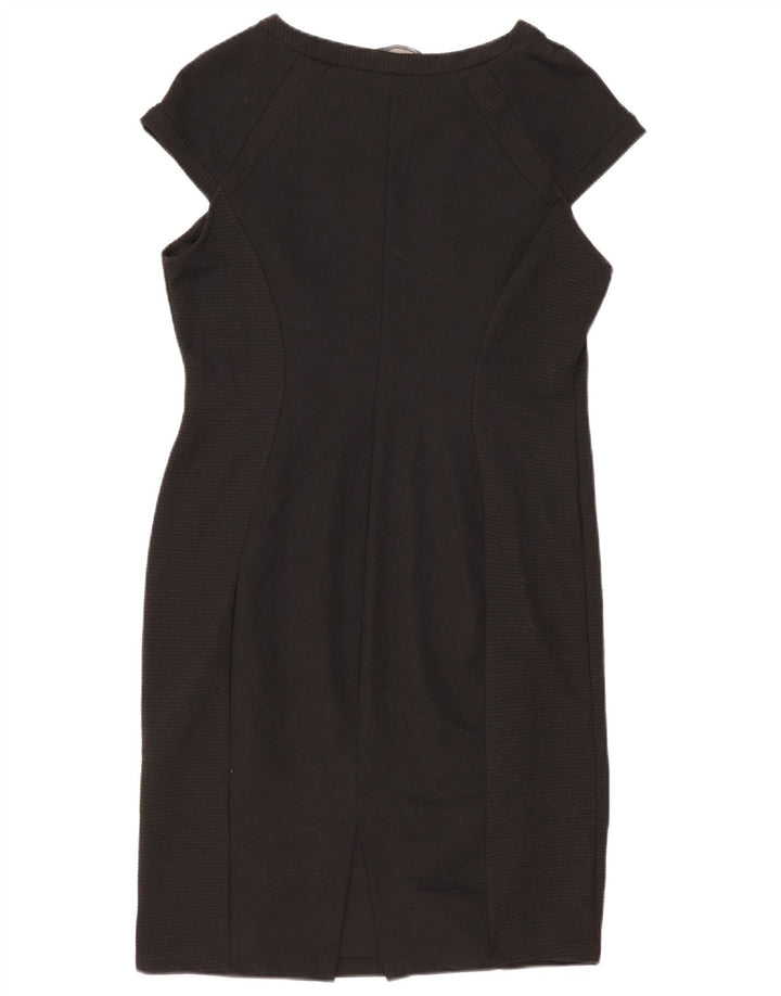 Marks & Spencer Womens Sheath Dress UK 18 XL Sort Polyester