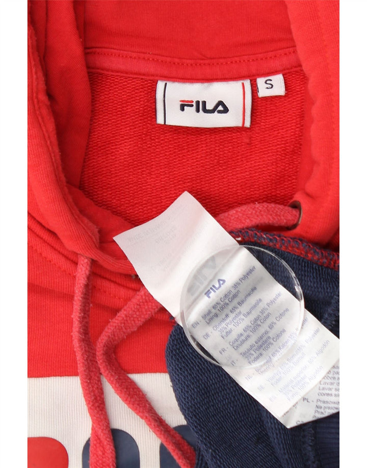 FILA Grafisk hættetrøje til kvinder Lille flerfarvet Colourblock