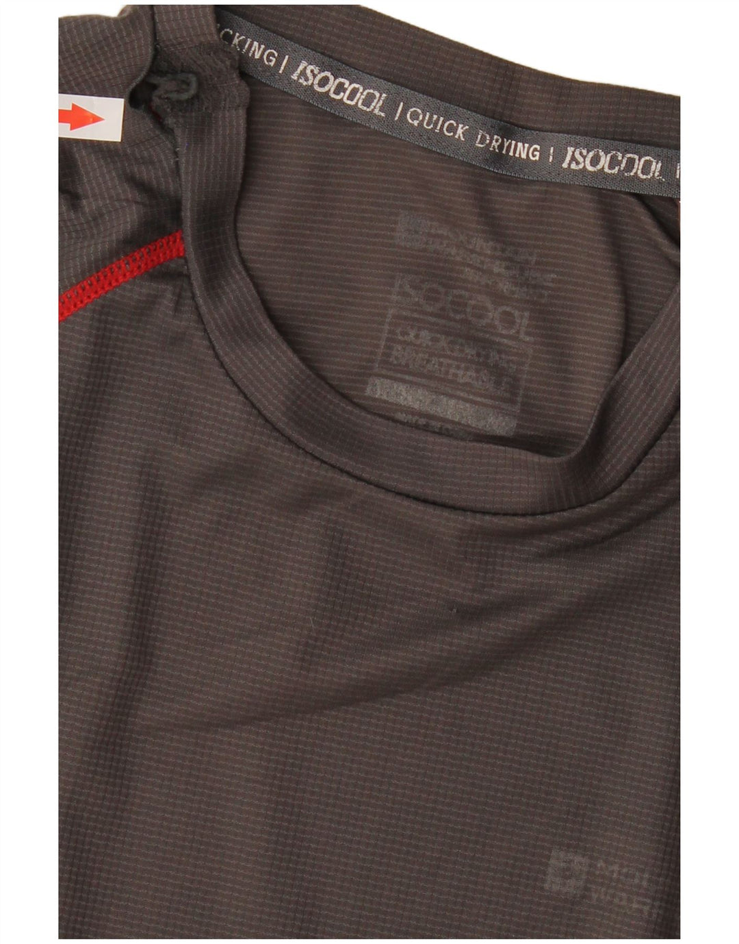 MOUNTAIN WAREHOUSE Herre T-Shirt Top Lille Grå Ternet