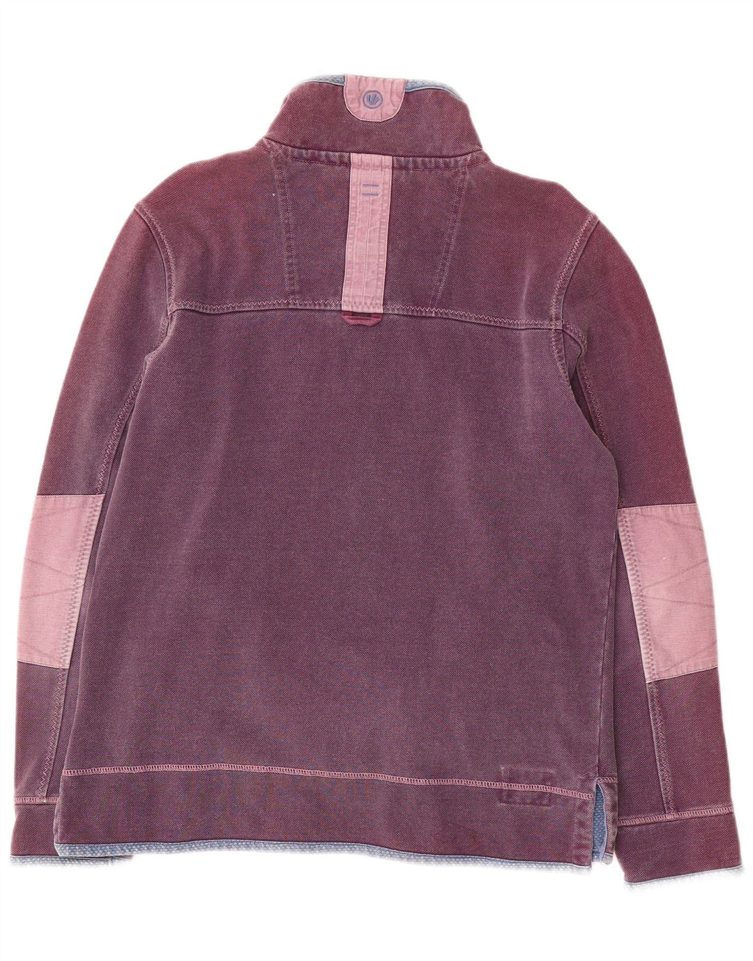 Fedt ansigt til mænd med lynlås-sweatshirt Jumper medium lilla bomuld