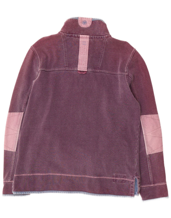 Fedt ansigt til mænd med lynlås-sweatshirt Jumper medium lilla bomuld