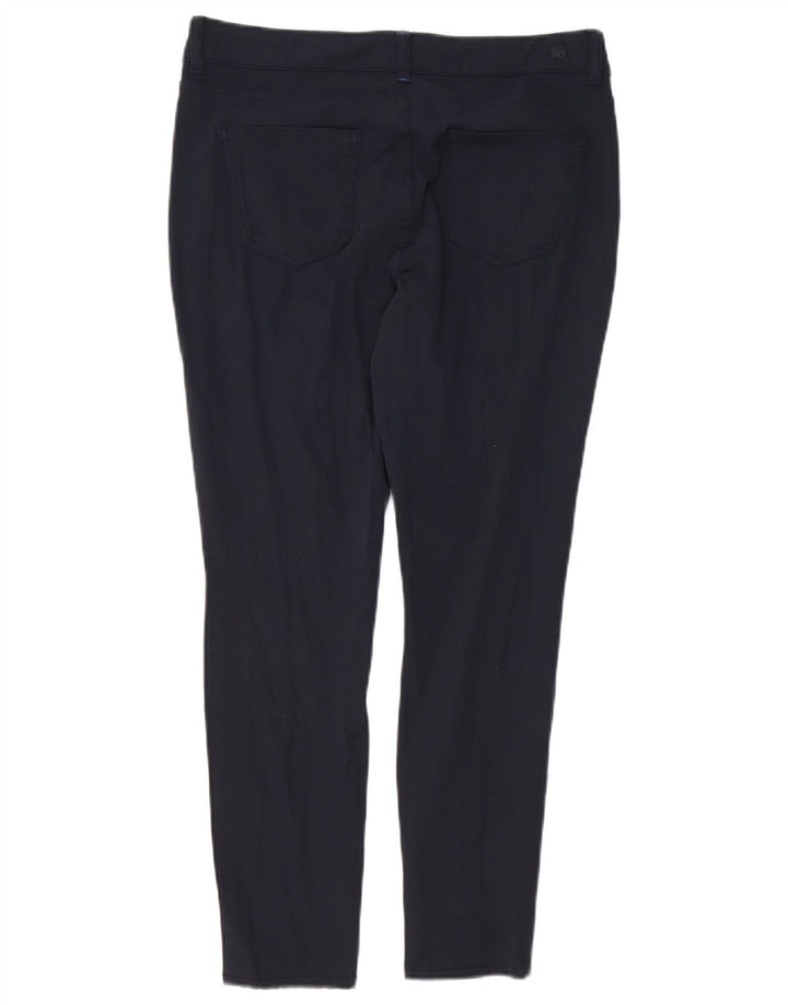 MASSIMO DUTTI Dame Crop Casual Bukser EU 42 Large W32 L26 Marineblå