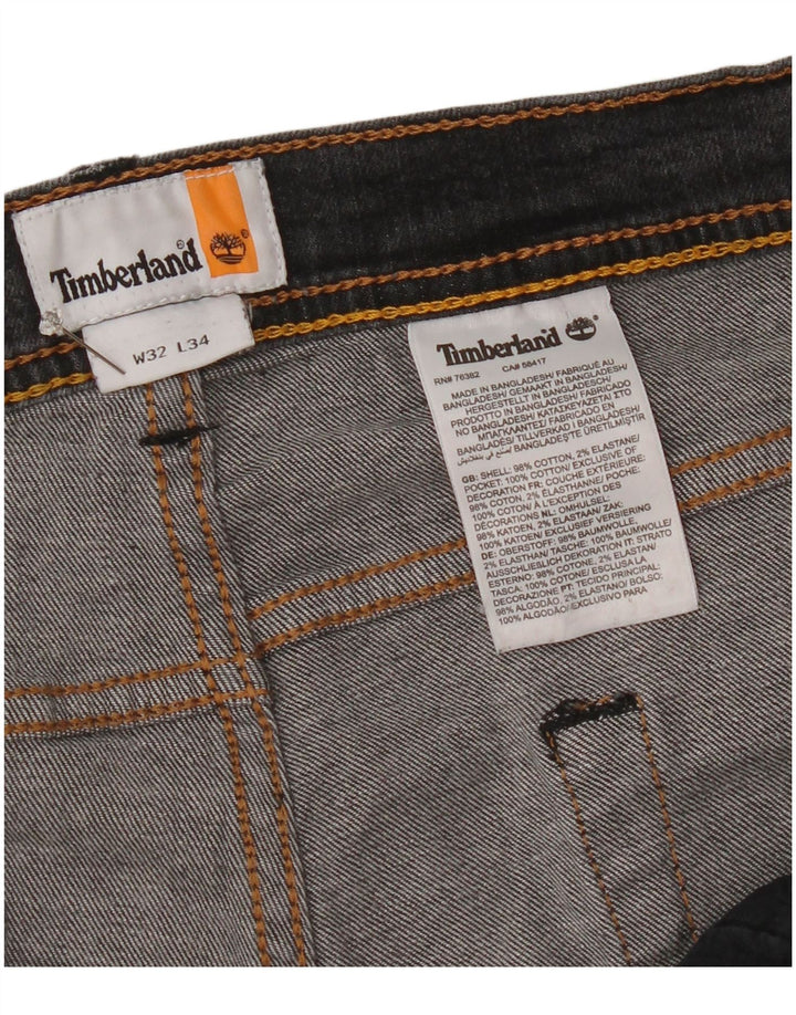 Timberland Mens Slim Jeans W32 L34 Grå Bomuld