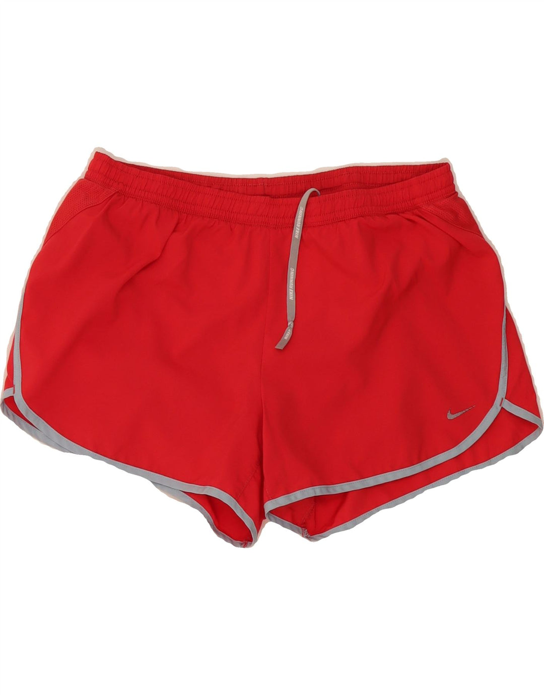 NIKE Womens Dri Fit Sport Shorts UK 12 Medium Red Polyester Vintage Nike and Second-Hand Nike from Messina Hembry 