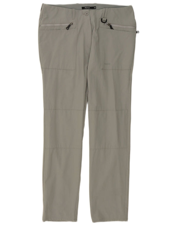 Rohan Dame Slim Cargo Bukser UK 12 Medium W32 L30 Grå Polyamid