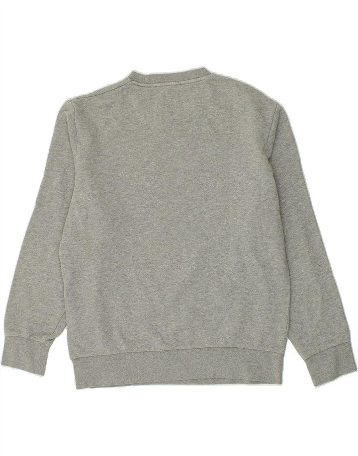 LEVI'S Womens Graphic Sweatshirt Jumper UK 10 Small Grey Cotton Vintage Levi's and Second-Hand Levi's from Messina Hembry 