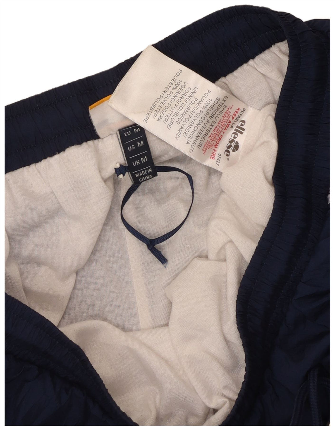 Ellesse Herre træningsdragt Bukser Joggers Medium Navy Blue Colourblock