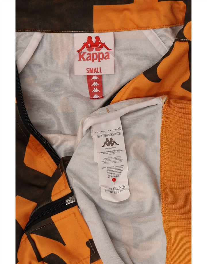 Kappa Herre grafisk træningsdragt Topjakke Lille Orange Geometrisk Polyester