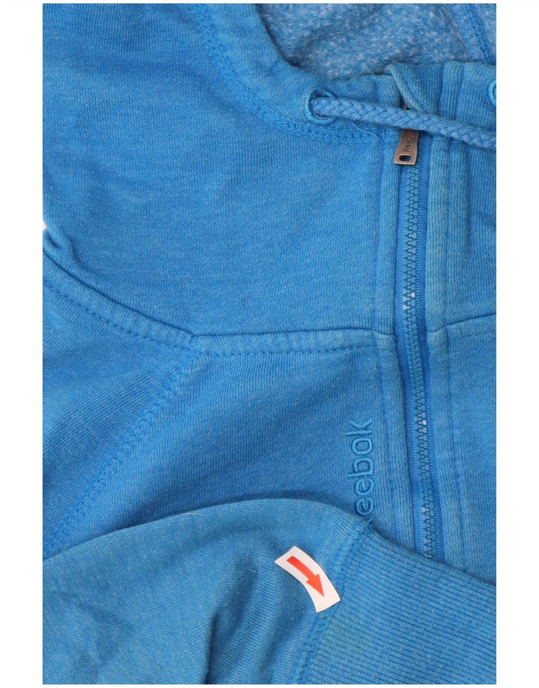 Reebok hættetrøje med lynlås til kvinder UK 10 Small Blue