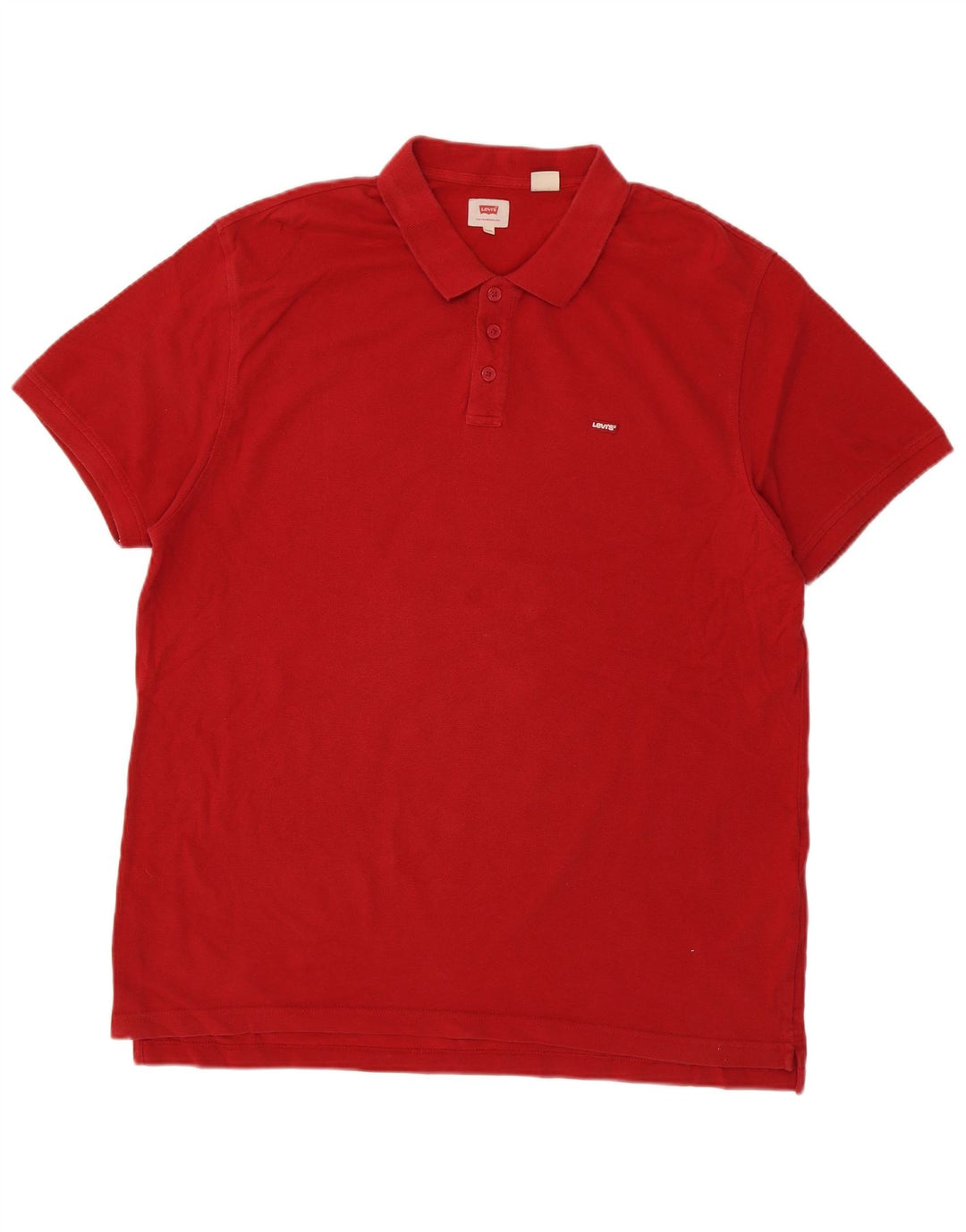 Levi's herre poloshirt 2XL rød bomuld