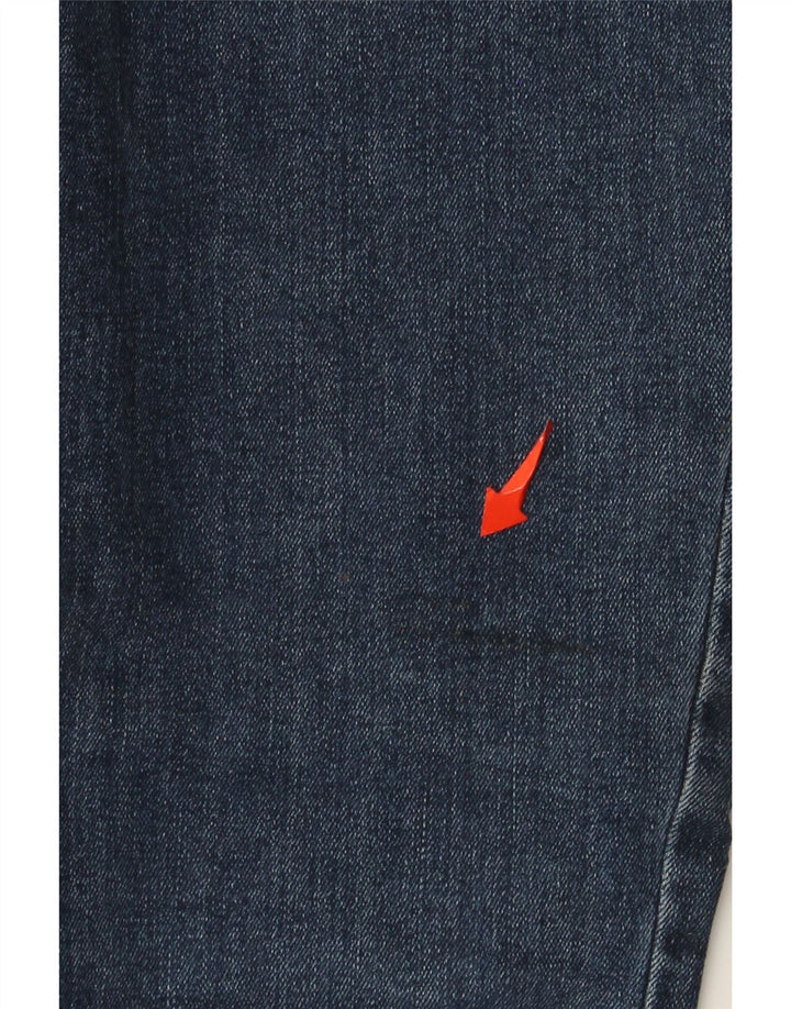 Weird Fish Dame Skinny Jeans UK 10 Small W28 L30 Blue Cotton