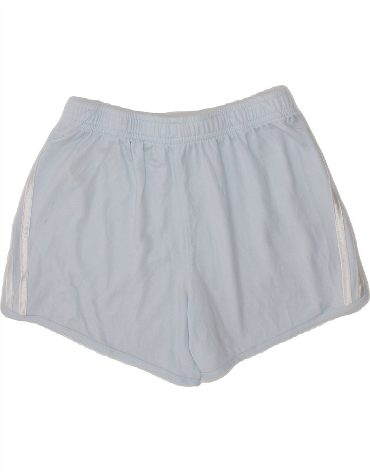 ADIDAS Girls Sport Shorts 10-11 Years Medium Blue Polyester Vintage Adidas and Second-Hand Adidas from Messina Hembry 